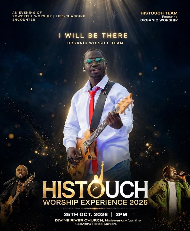 His Touch Worship Experience 2026 promotional poster featuring a guest worship musician